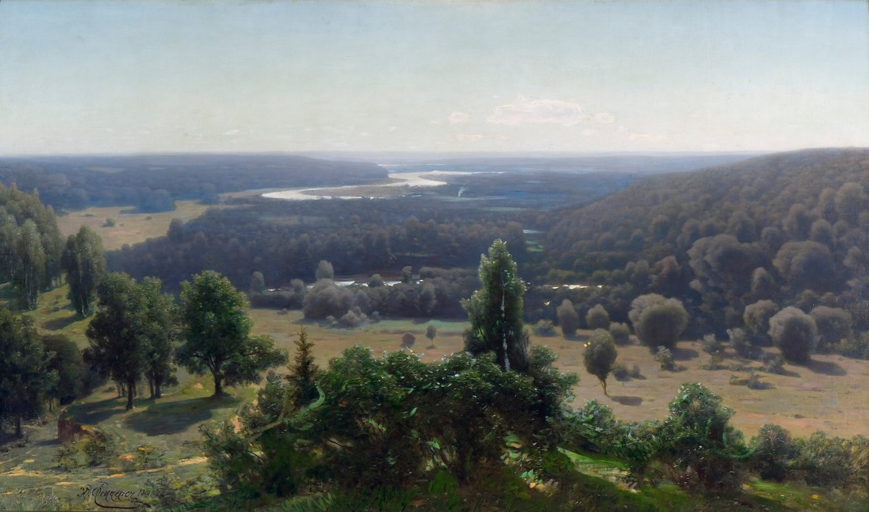 A Gauja -völgy alkotó: Julijs Feders