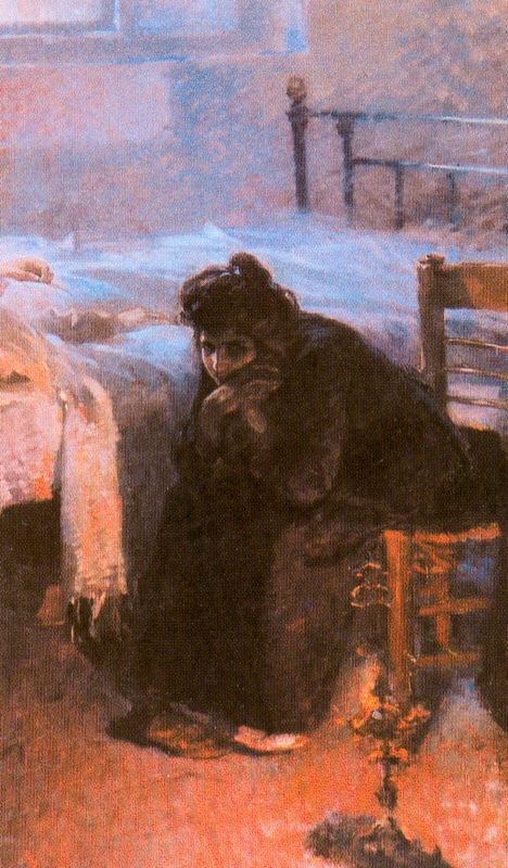 Órák gyötrelme alkotó: Julio Romero de Torres