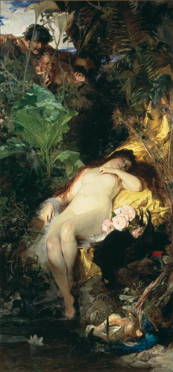 Ámor, 1878 alkotó: Julius Kronberg