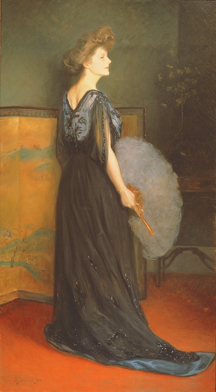 Mrs. Francis Stanton Blake portréja, 1908 alkotó: Julius Leblanc Stewart