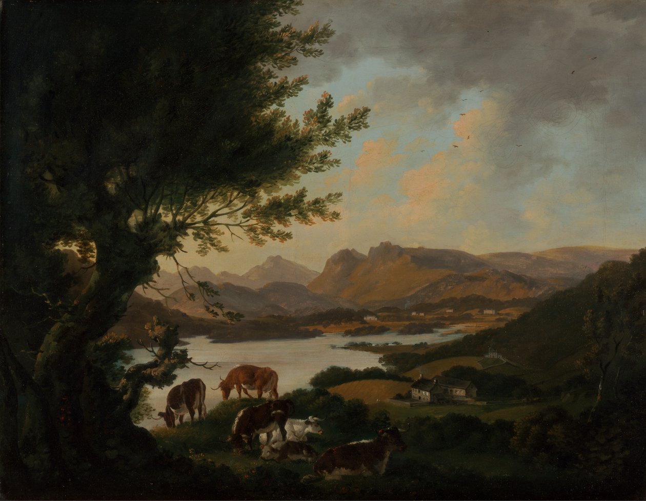 Windermere-tó alkotó: Julius Caesar Ibbetson