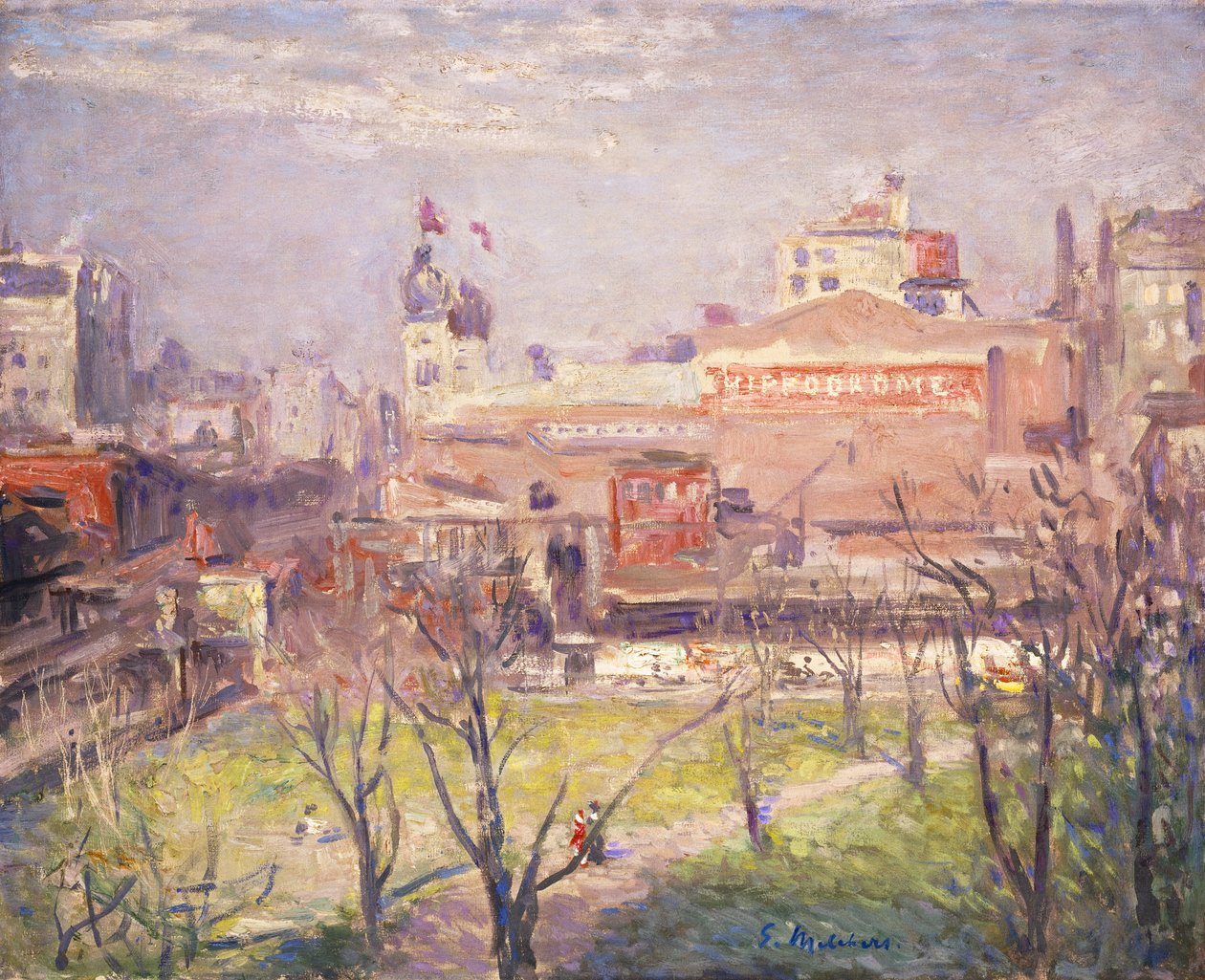 Lóversenypálya alkotó: Julius Gari Melchers