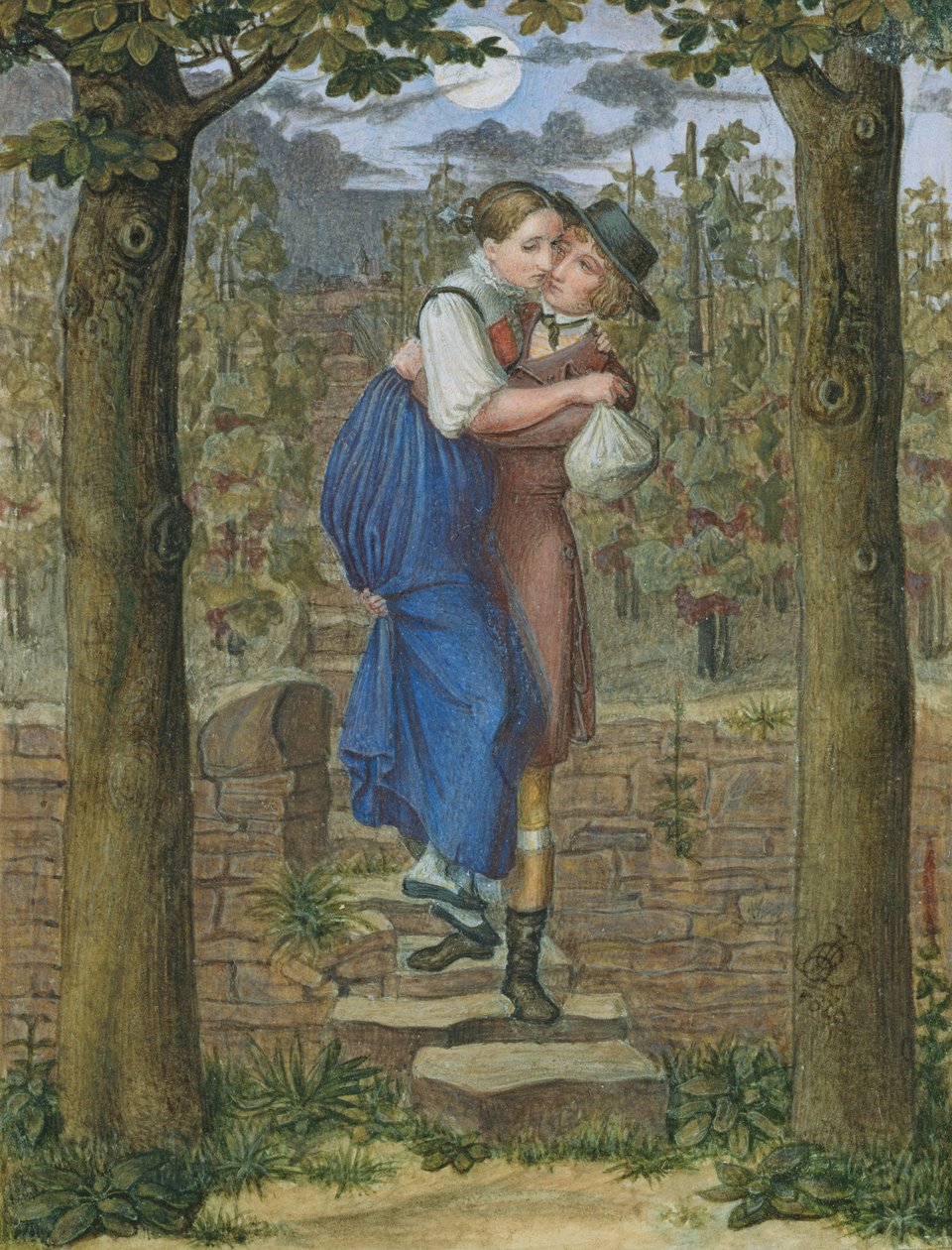 Hermann és Dorothea, 1828 alkotó: Julius Oldach