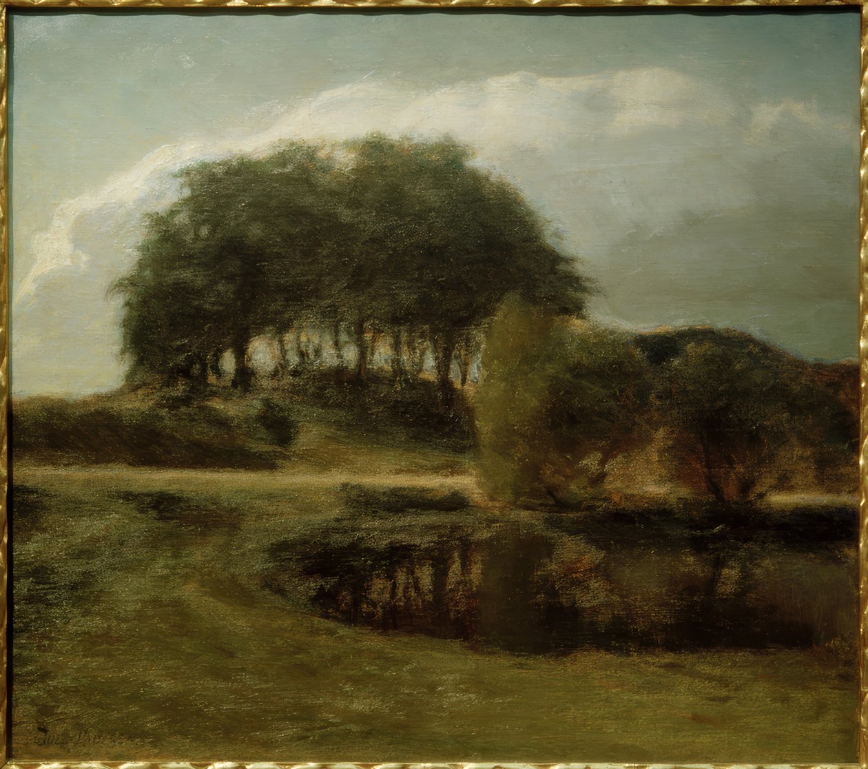 Nyári táj. Horneby alkotó: Julius Paulsen