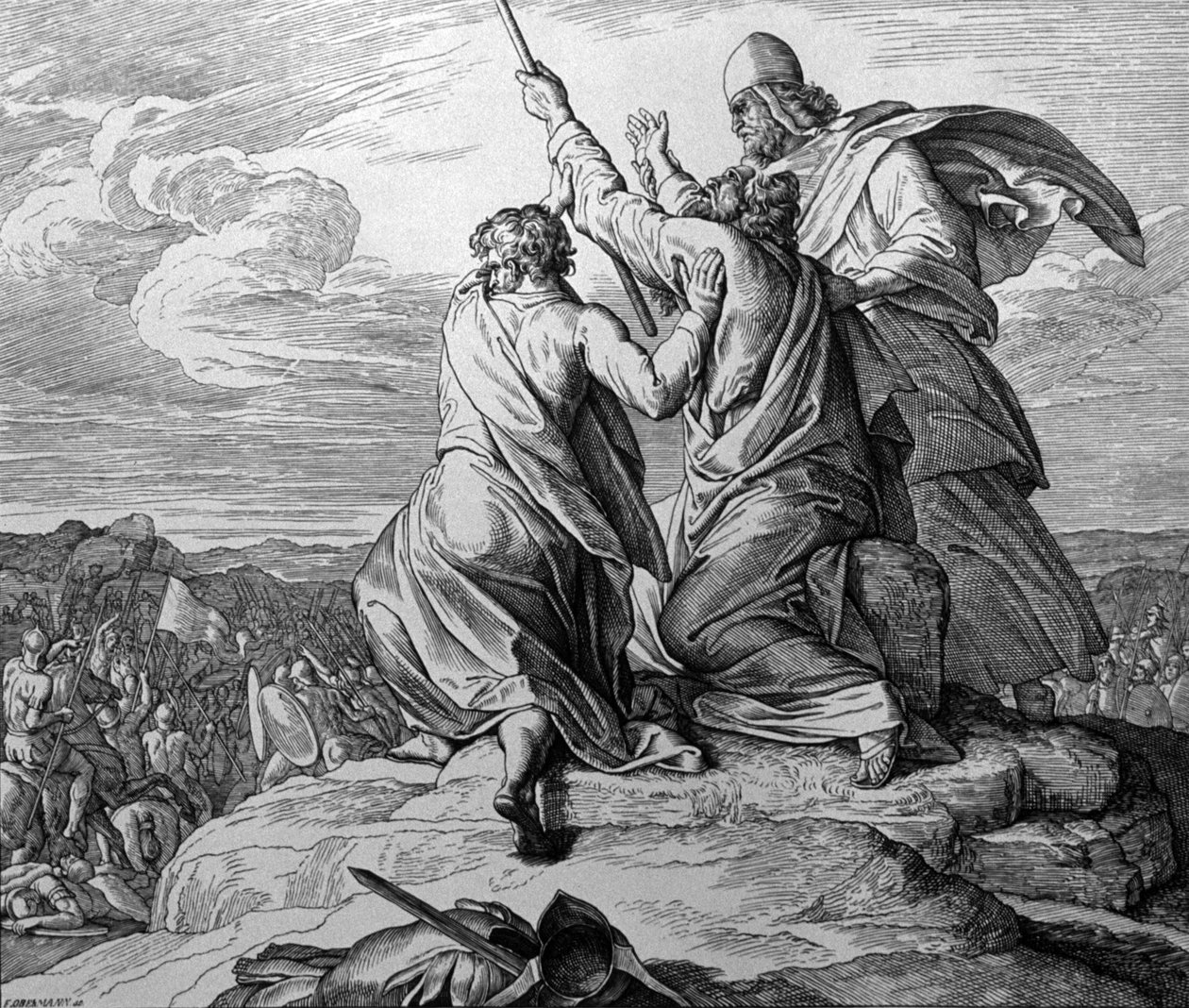 Mózes csodája alkotó: Julius Schnorr von Carolsfeld