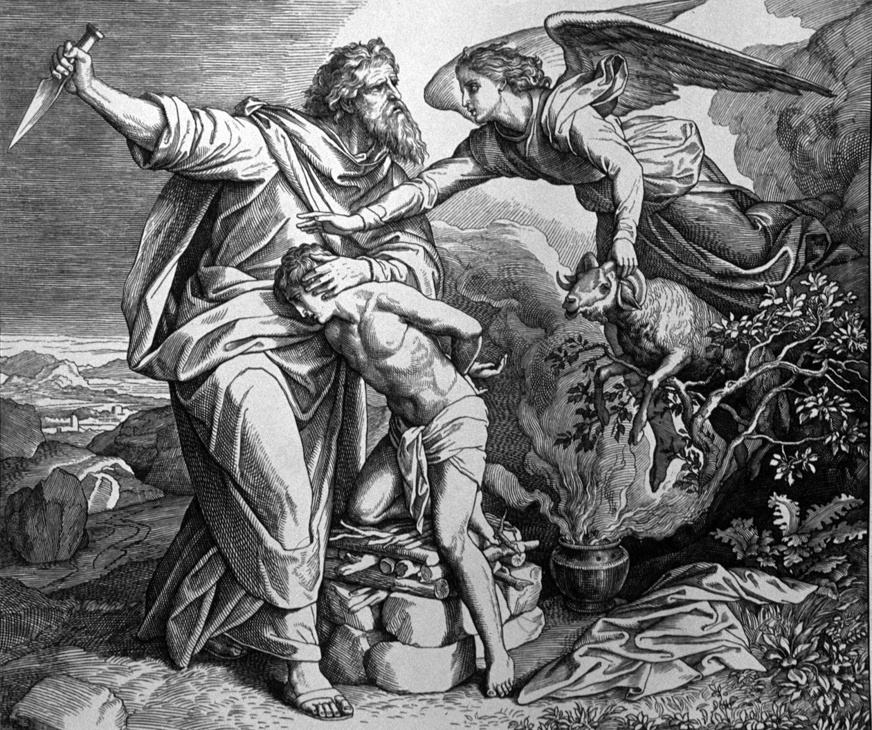 Izsák áldozata alkotó: Julius Schnorr von Carolsfeld