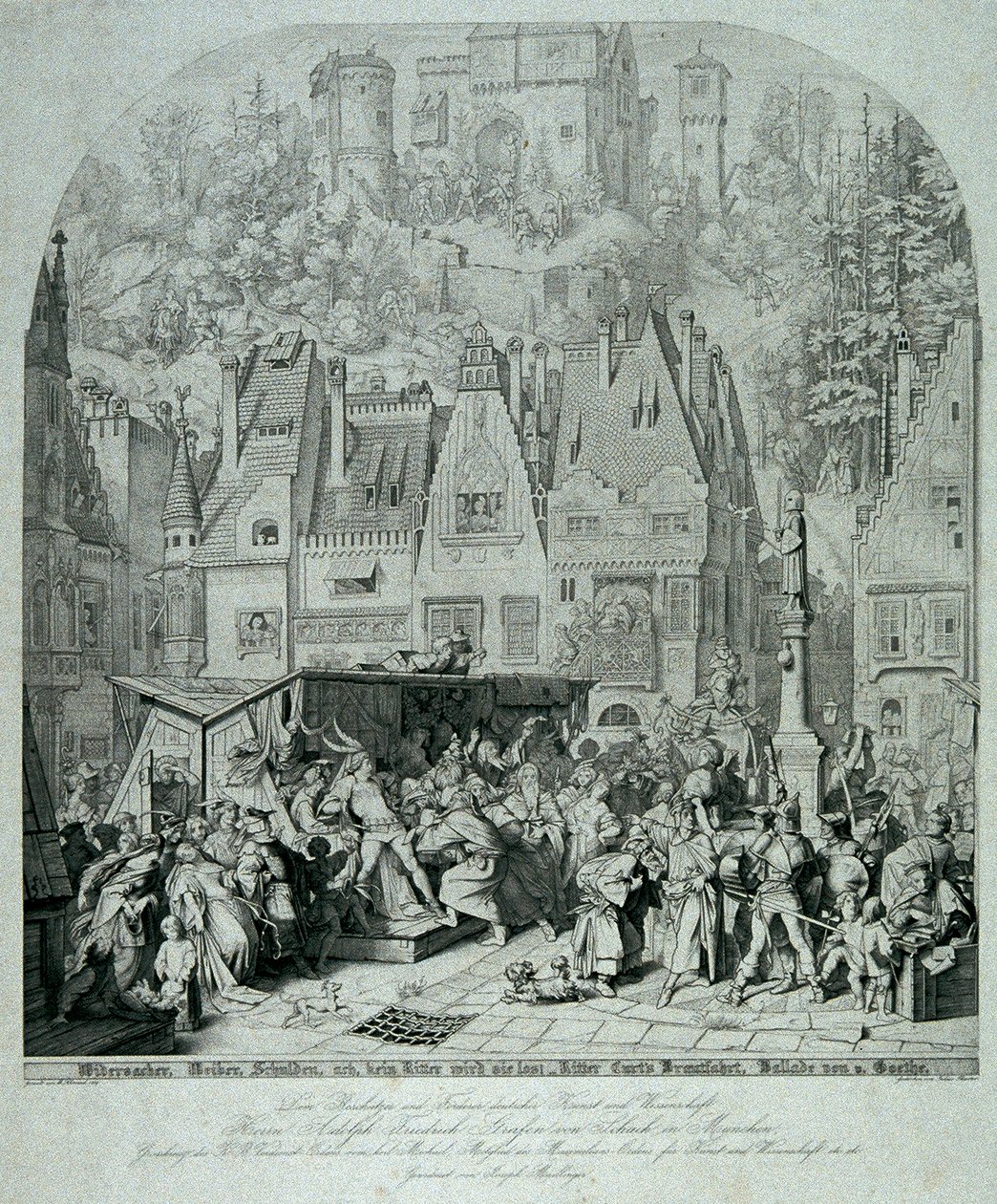 Ritter Curt Brautfahrtja alkotó: Julius Thaeter