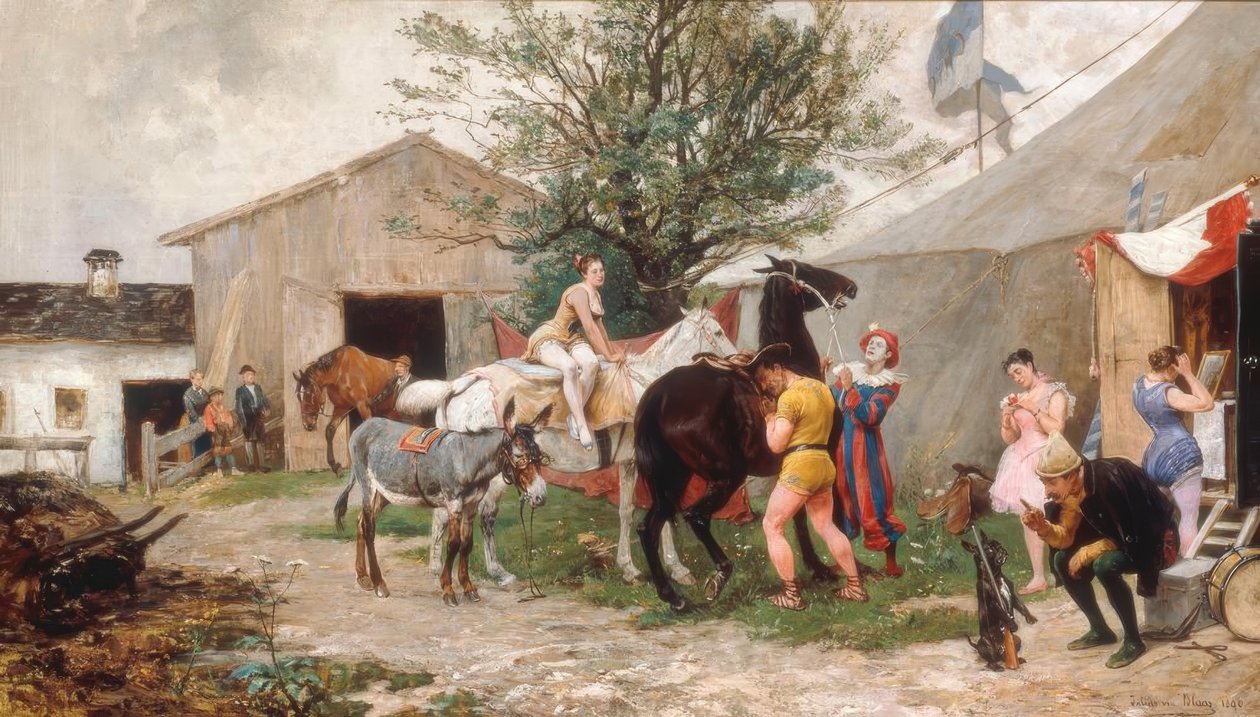 A cirkusz alkotó: Julius von Blaas