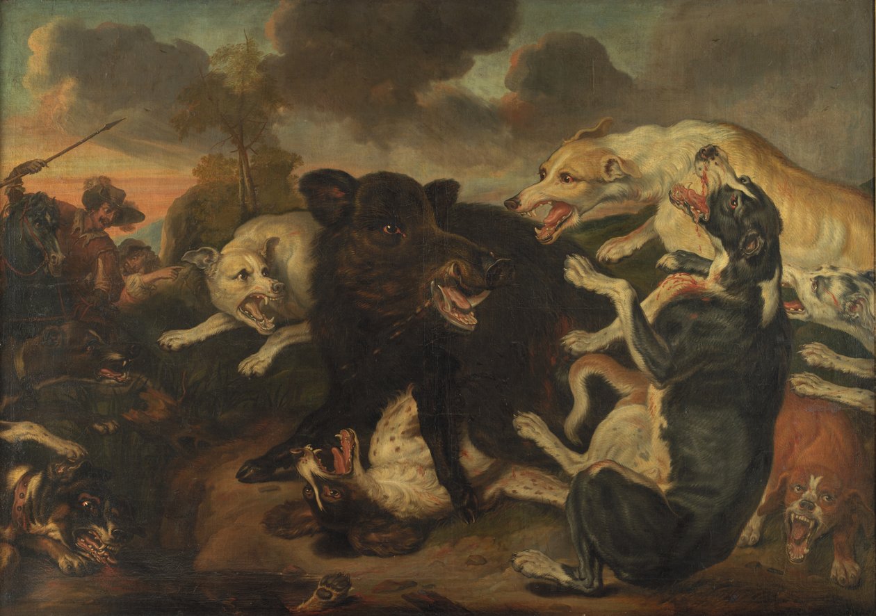 Vaddisznó vadászat alkotó: Juriaen Jacobsz.