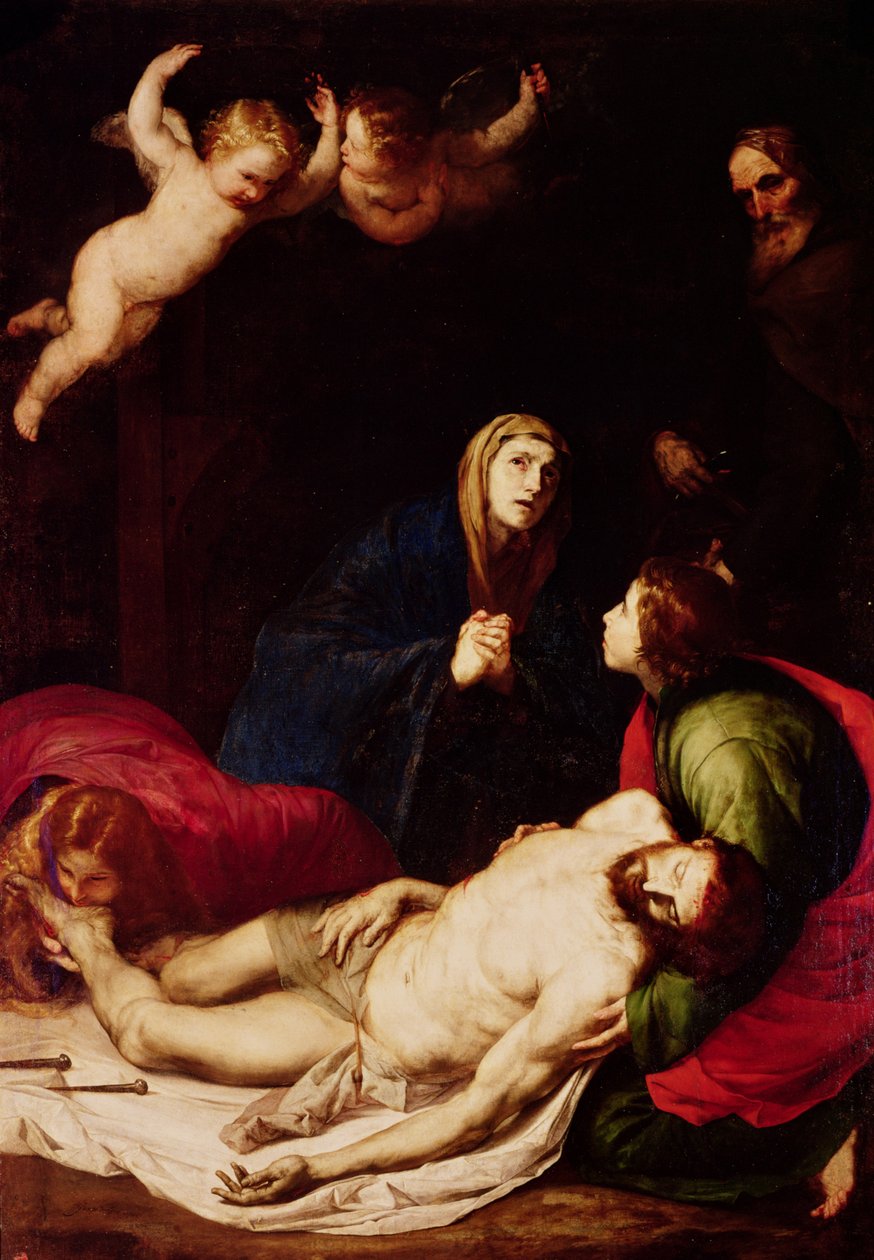 Leszállás a keresztről alkotó: Jusepe de Ribera