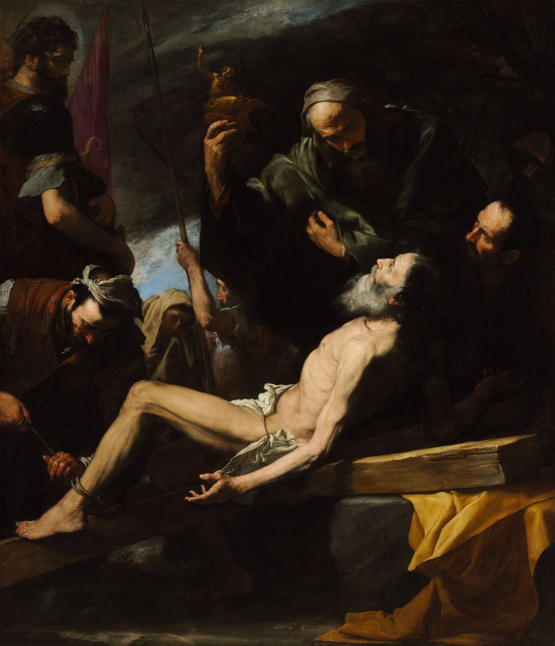 Szent András vértanúsága (Budapesti Szépművészeti Múzeum, 1628. Olaj, vászon, 209 x 183 cm) .jpg alkotó: Jusepe de Ribera