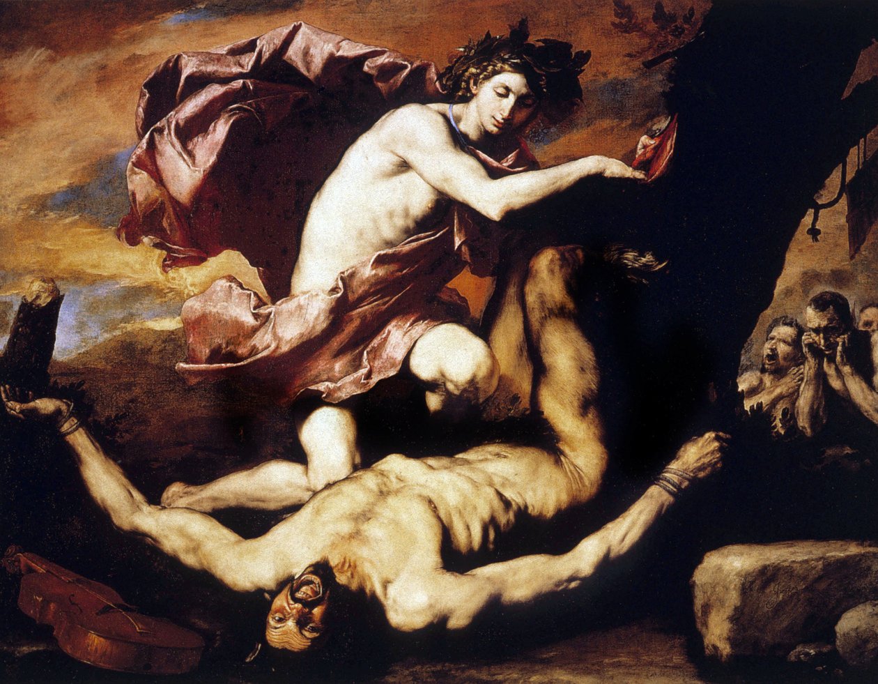 Apollo és Marsyas alkotó: Jusepe de Ribera