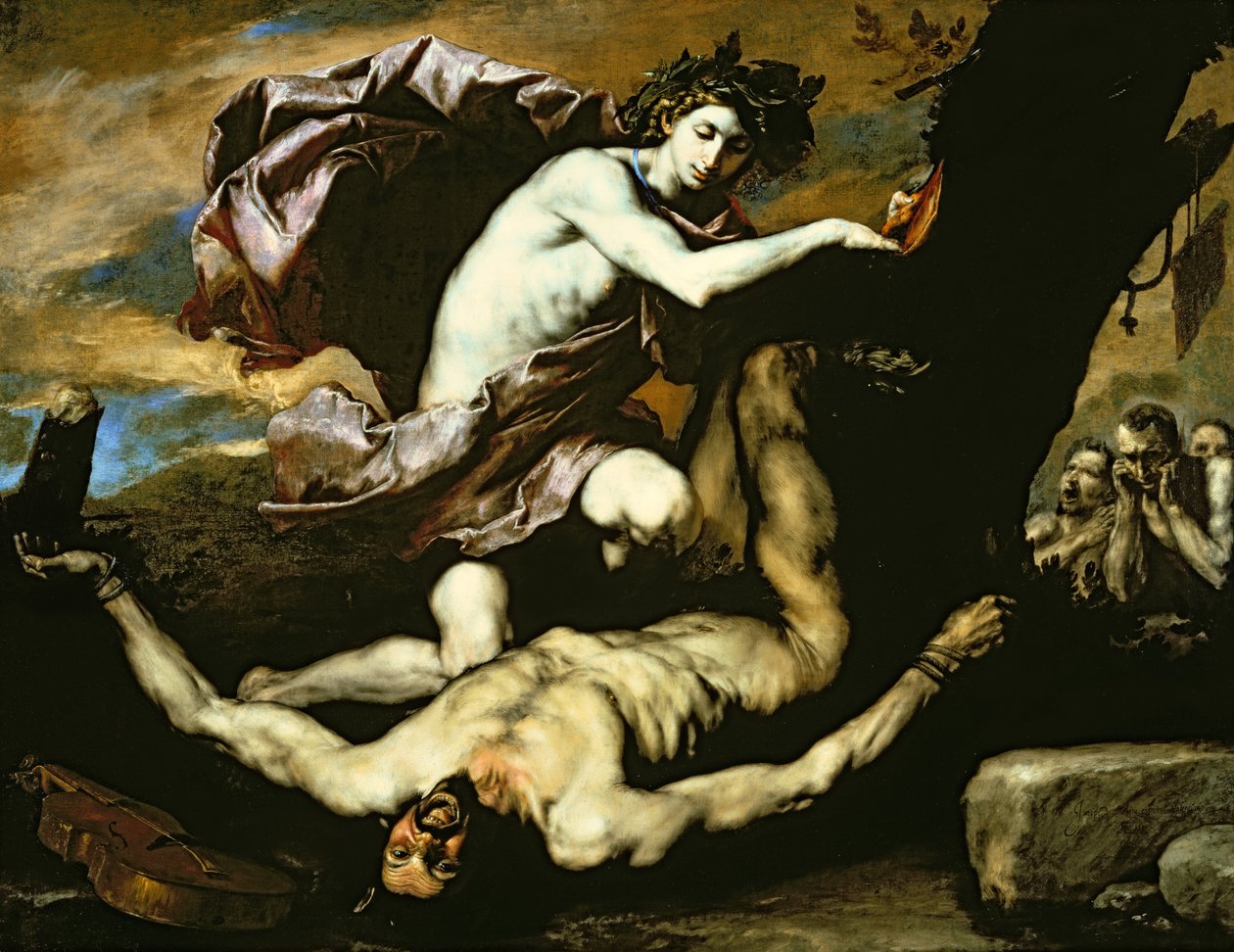 Apollo és Marsyas alkotó: Jusepe de (1591 1652) Ribera
