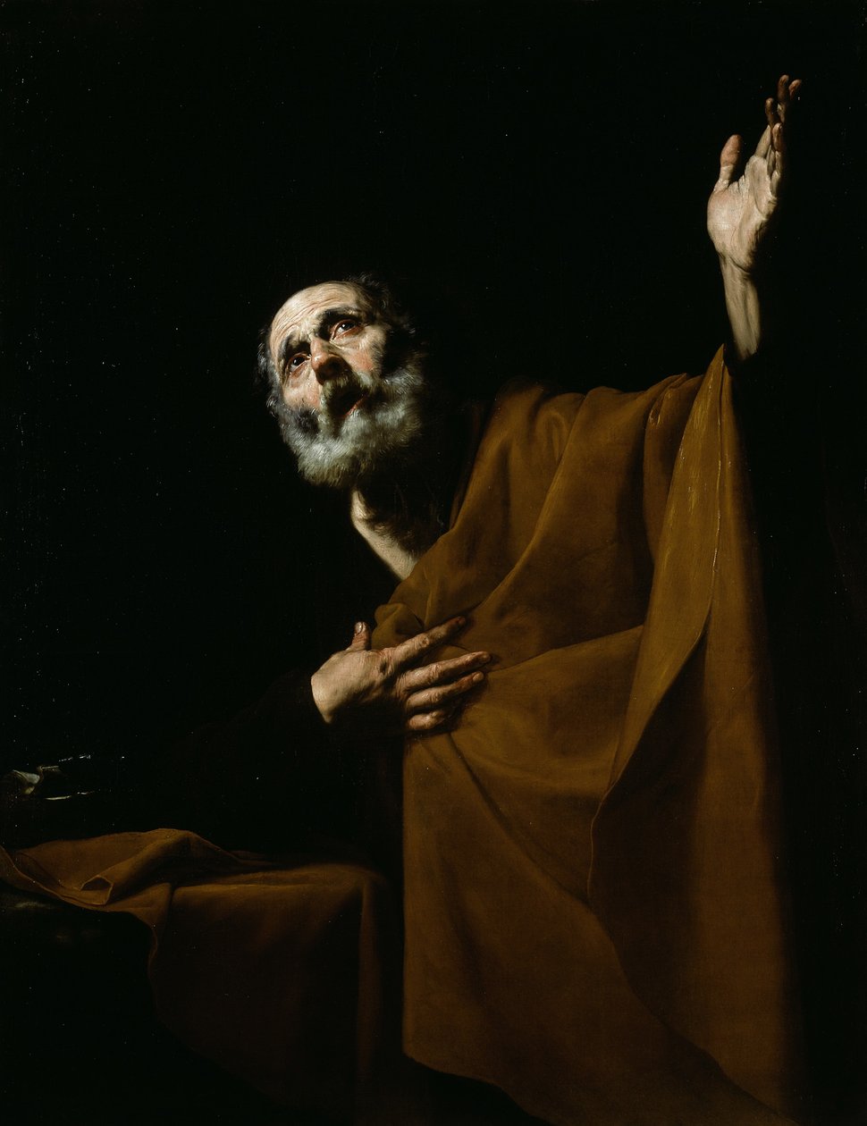 Bűnbánó Szent Péter alkotó: Jusepe de (1591 1652) Ribera
