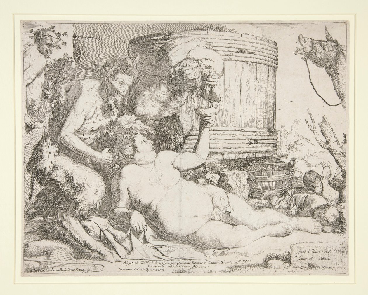 Bacchanal (Drunken Silenus) alkotó: Jusepe de Ribera