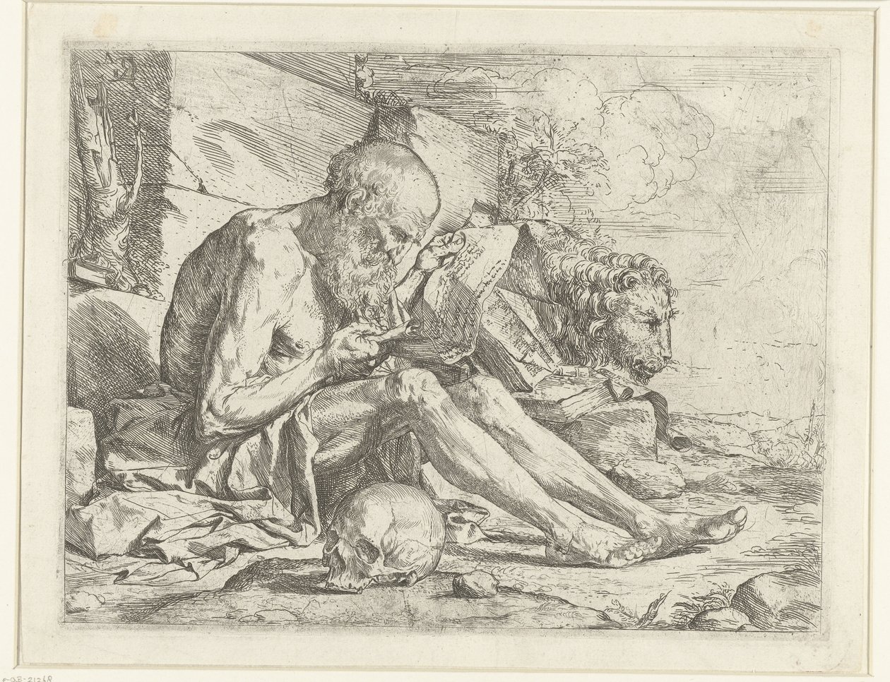 Szent Jeromos felolvasás alkotó: Jusepe de Ribera