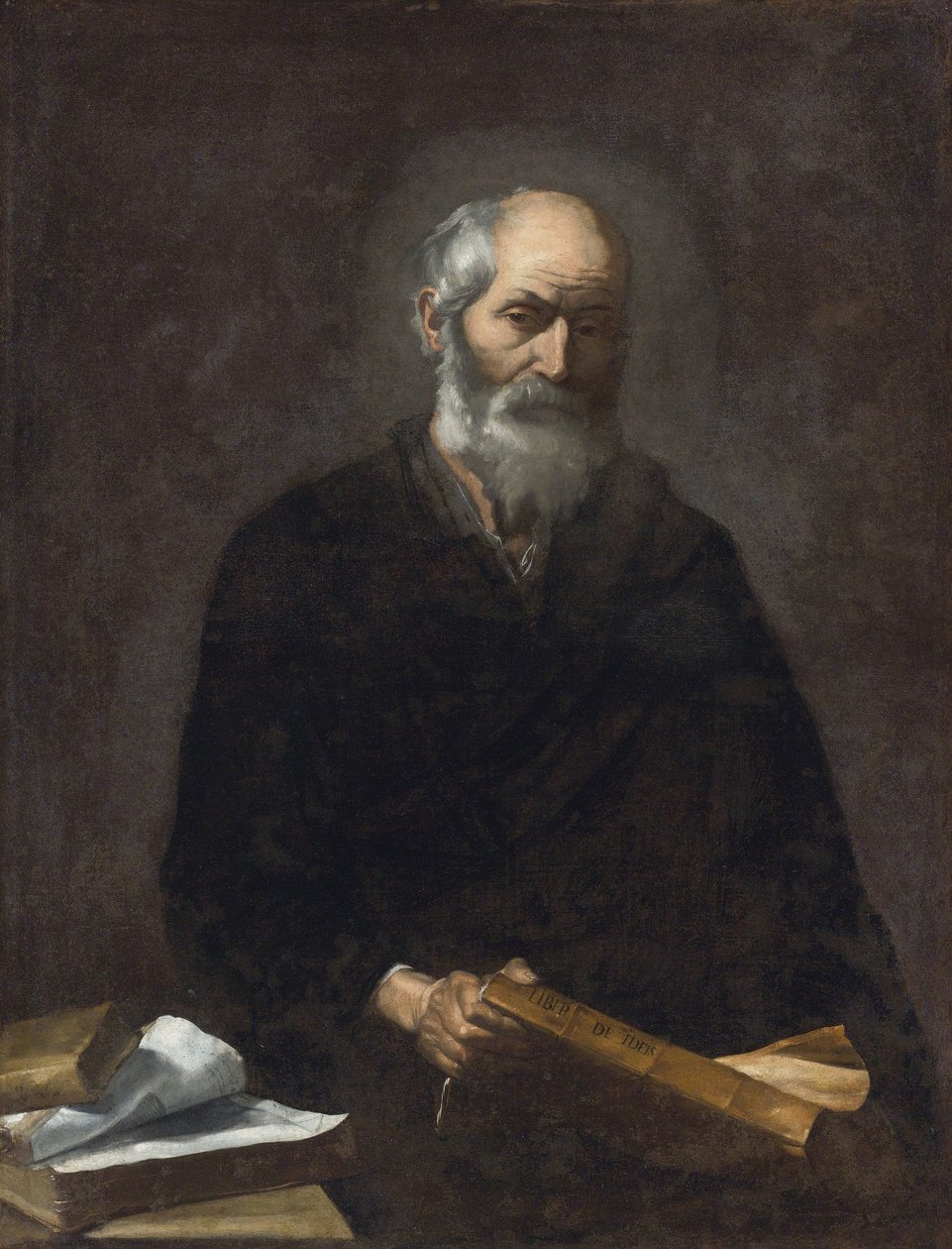 "" A filozófus Platón alkotó: Jusepe de Ribera