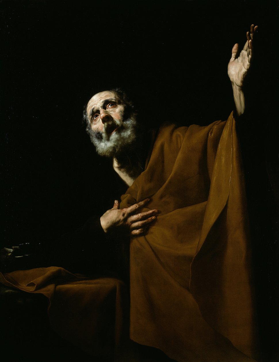 Bűnbánó Szent Péter, 162832. alkotó: Jusepe de Ribera