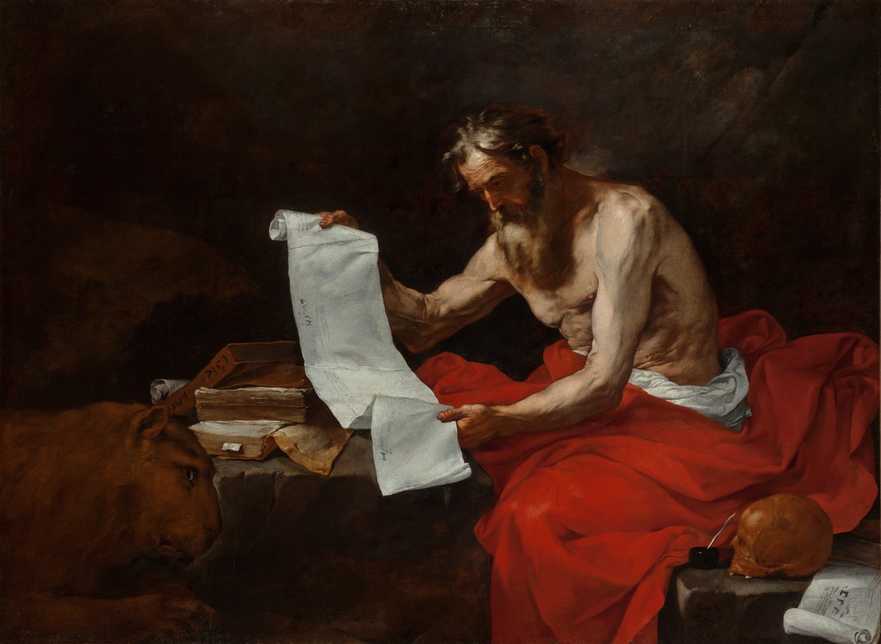 Szent Jeromos, 1646 alkotó: Jusepe de Ribera