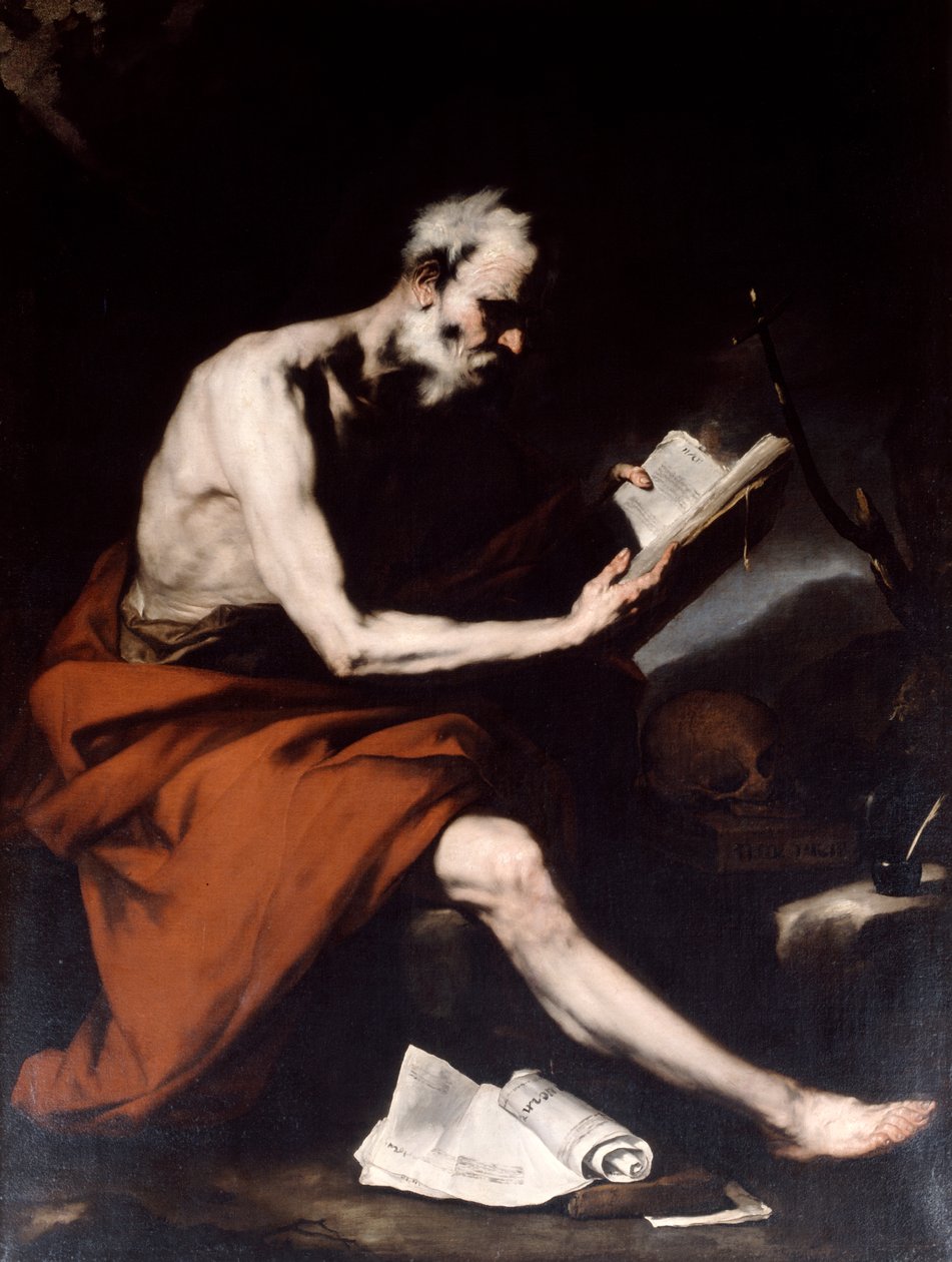 Szent Jeromos, 17. század alkotó: Jusepe de Ribera