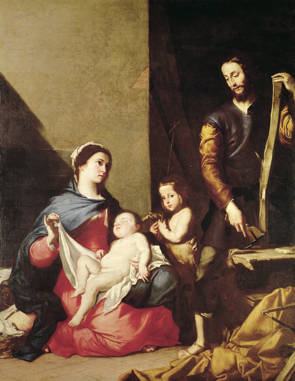 A Szent Család, 1639 alkotó: Jusepe de Ribera