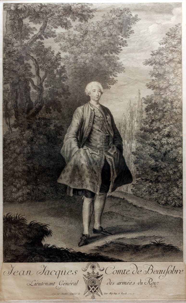 Jean-Jacques, Beausobre grófja (1704-1783), a király seregeinek altábornagya alkotó: Justus Chevillet