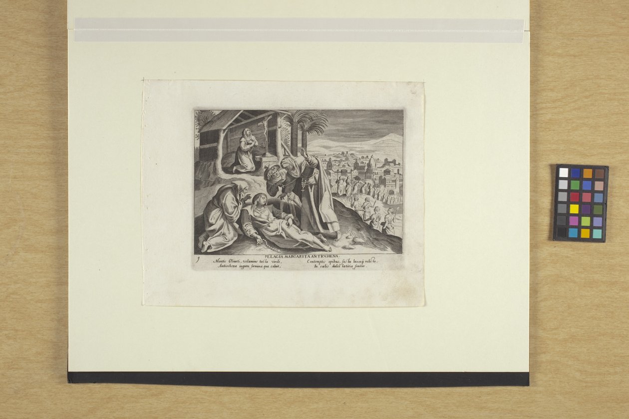 Pelagia Margarita Antiochena alkotó: Justus Sadeler