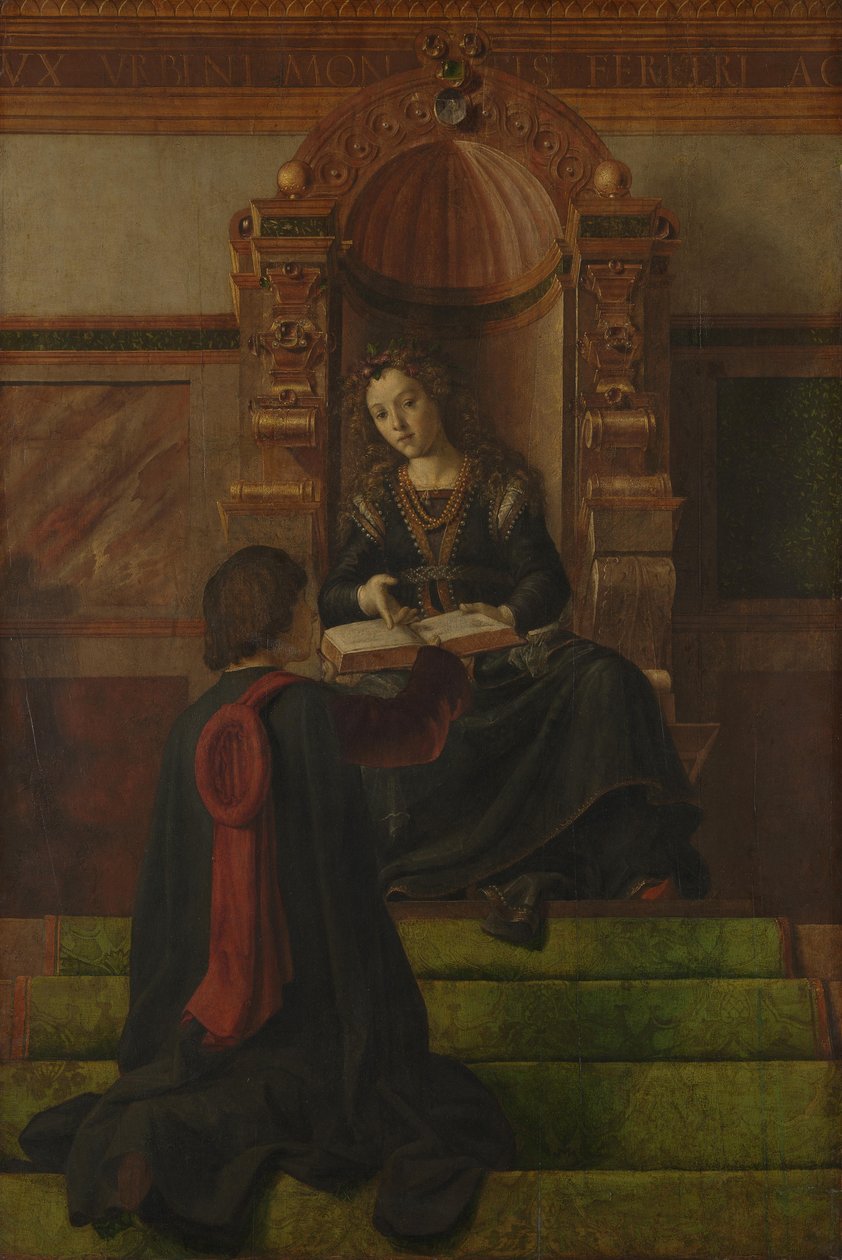 Retorika, 1470-es évek alkotó: Justus van Gent
