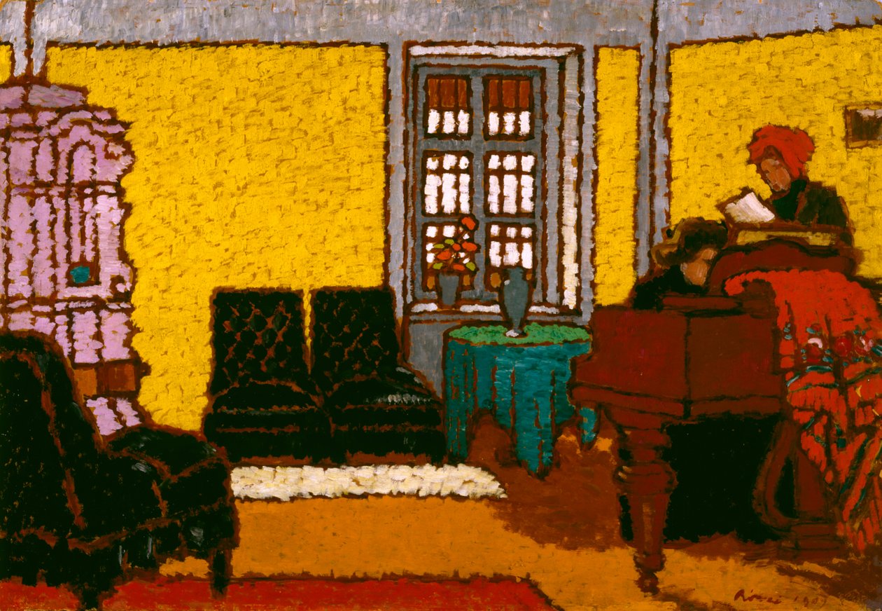 Belső, 1909 (olaj, karton) alkotó: József Rippl Rónai