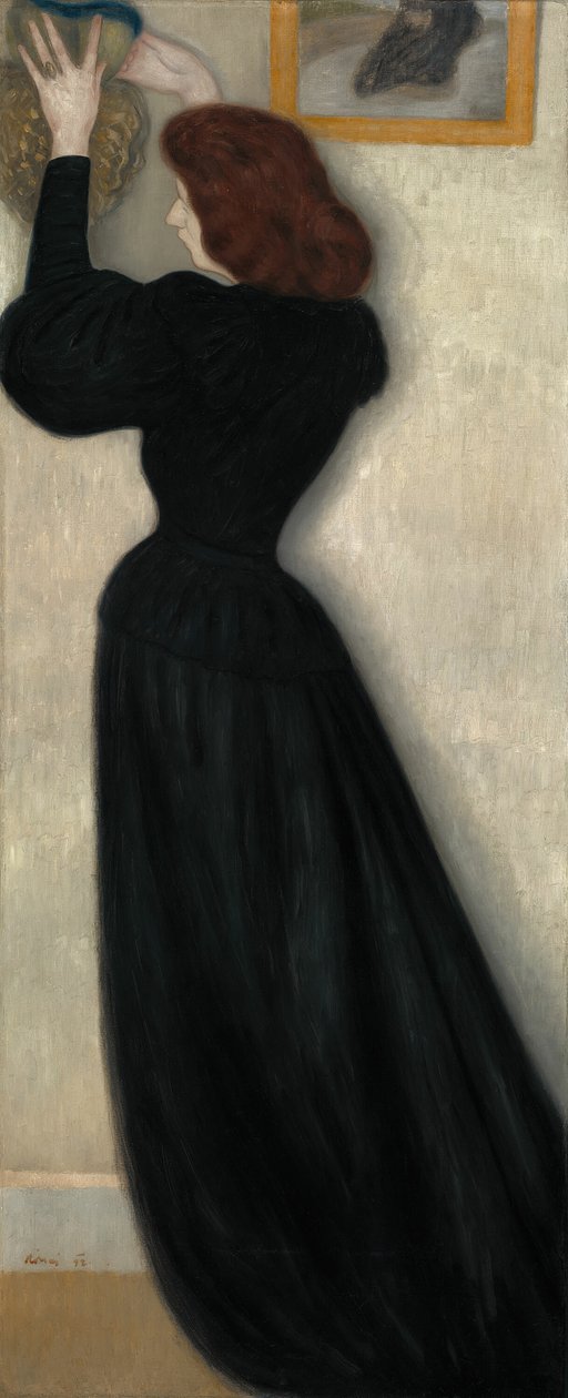 Karcsú nő vázával, 1894. alkotó: József Rippl Rónai