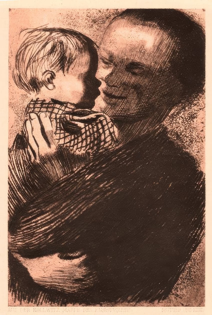 anya és gyermek alkotó: Käthe Kollwitz