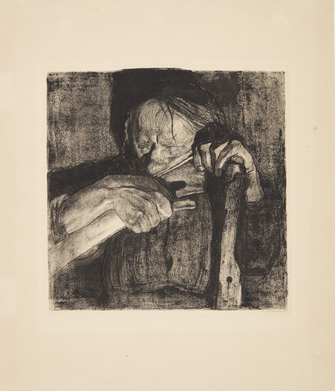 Pihenéskor alkotó: Käthe Kollwitz