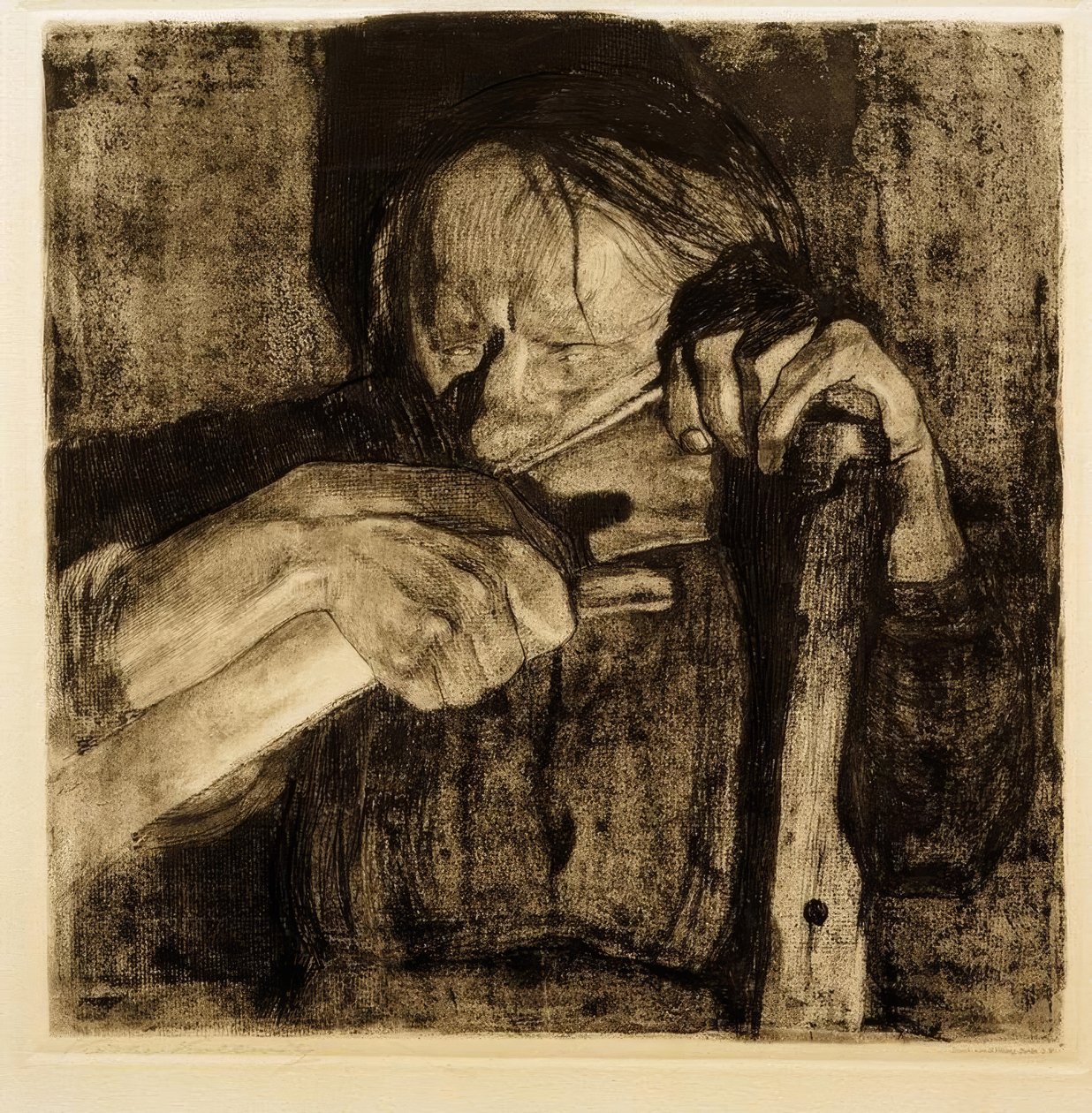 Dörömböléskor alkotó: Käthe Kollwitz