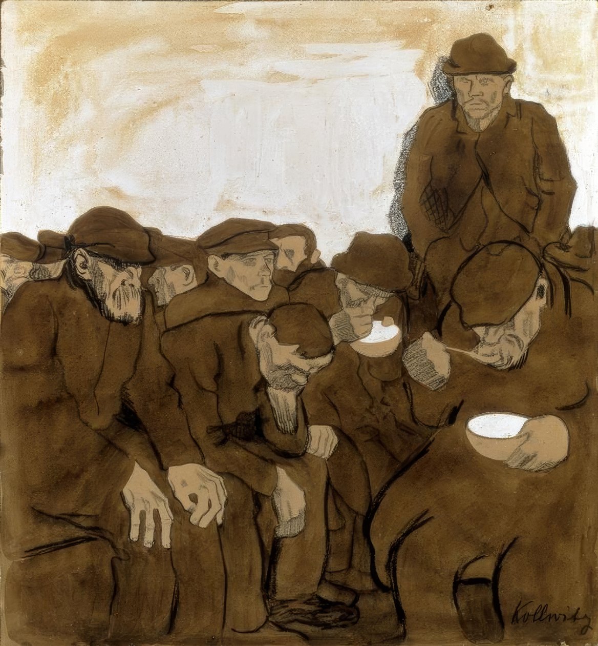 A melegedő termekben alkotó: Käthe Kollwitz