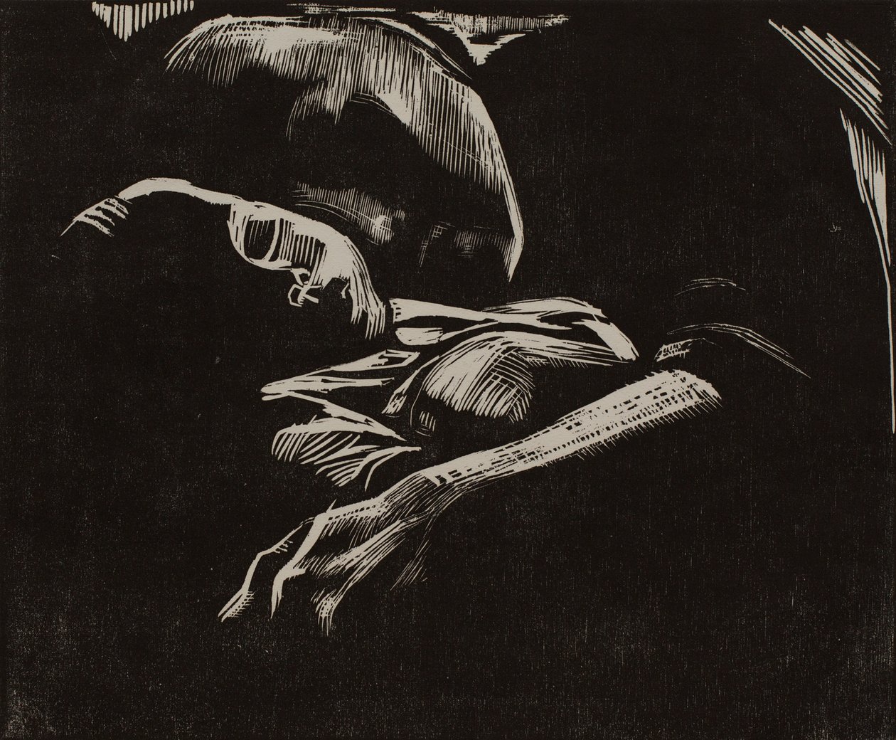 Alvó nő gyermekkel alkotó: Käthe Kollwitz