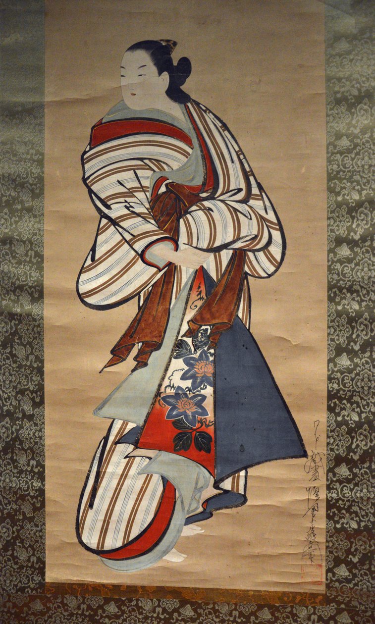 Kurtizán felvonulás. alkotó: Kaigetsudō Dohan