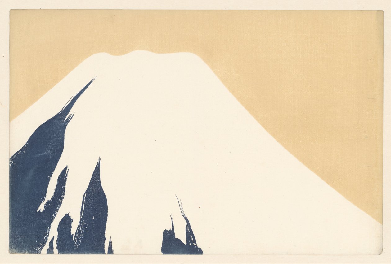 Fuji-hegy, 1909 (fatömbnyomat) alkotó: Kamisaka Sekka