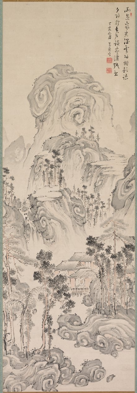Táj, 1767. alkotó: Kan Tenju