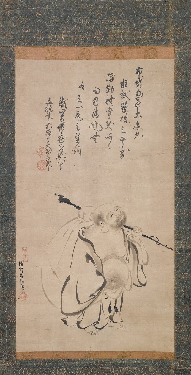 Hotei, 1616. alkotó: Kano Takanobu