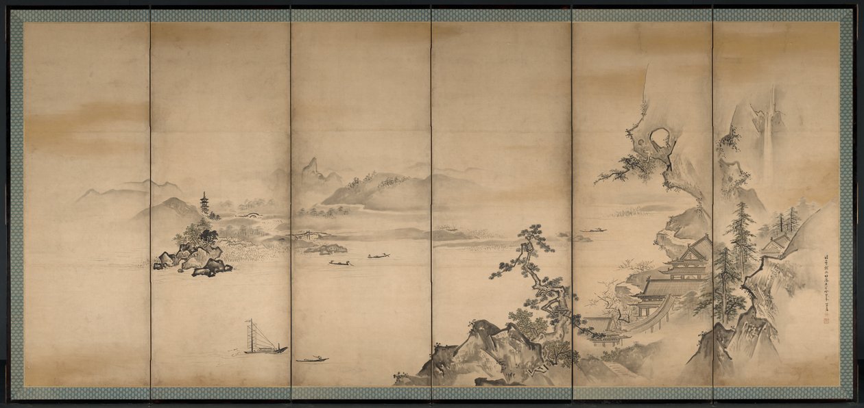 A négy évszak, 1668. alkotó: Kanō Tan’yū