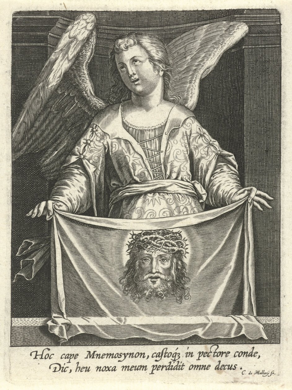 Angyal Sudáriummal alkotó: Karel van Mallery