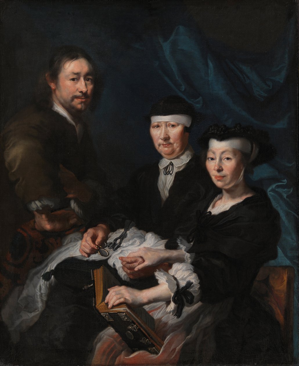 A művész családjával alkotó: Karel van Mander III