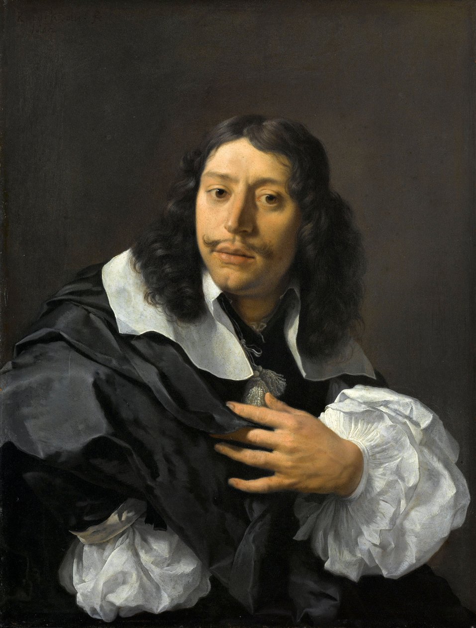 Önarckép, 1662 (olaj, réz) alkotó: Karel Dujardin