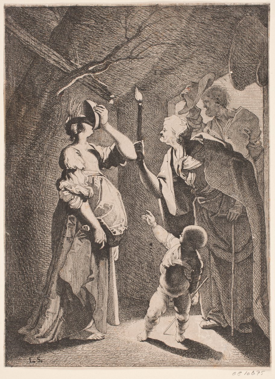 Cerest kigúnyolta Stellio alkotó: Karel van III Mander
