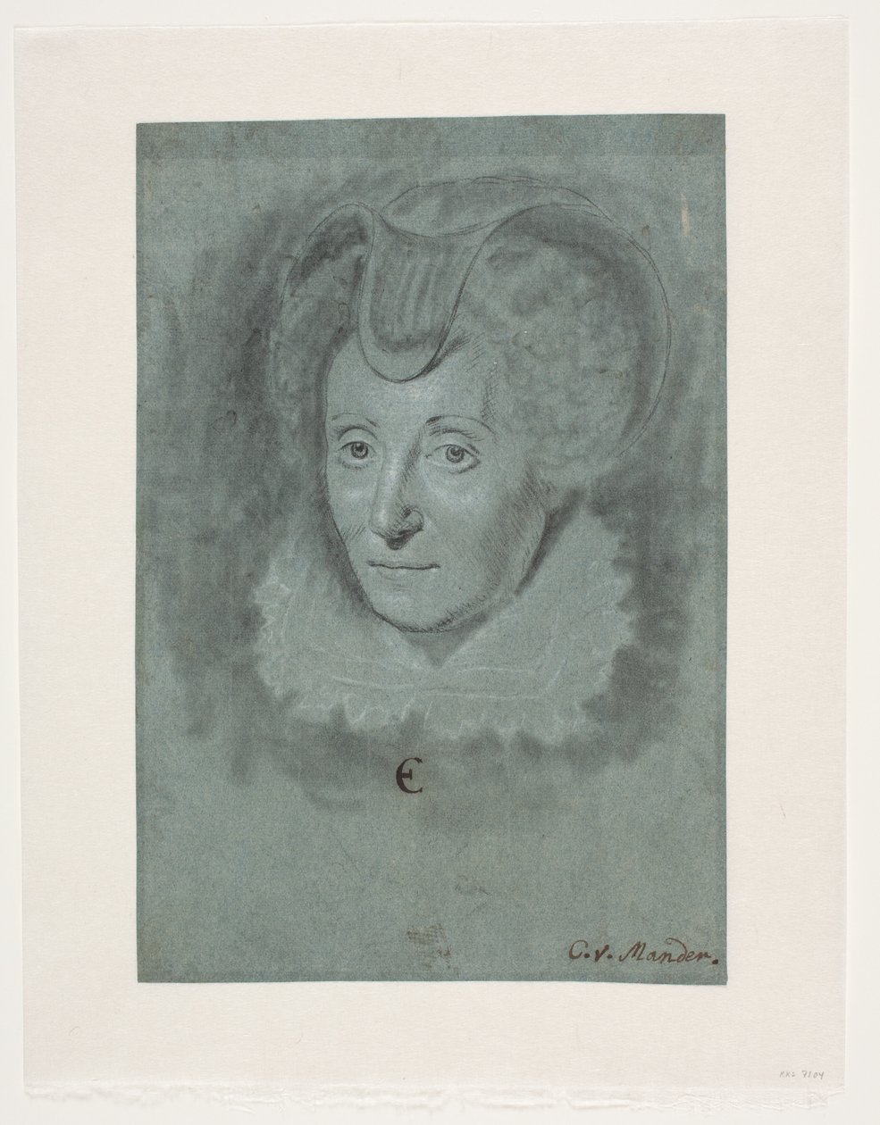 Hölgy portréja. Louise de Coligny. alkotó: Karel van III Mander