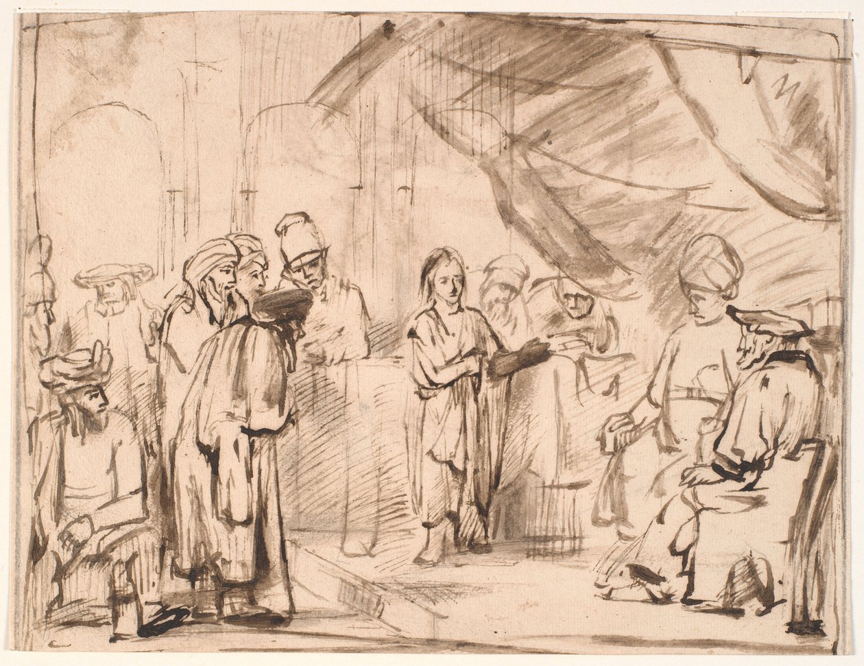 A tizenkét éves Jézus a templomban alkotó: Karel van Savoy