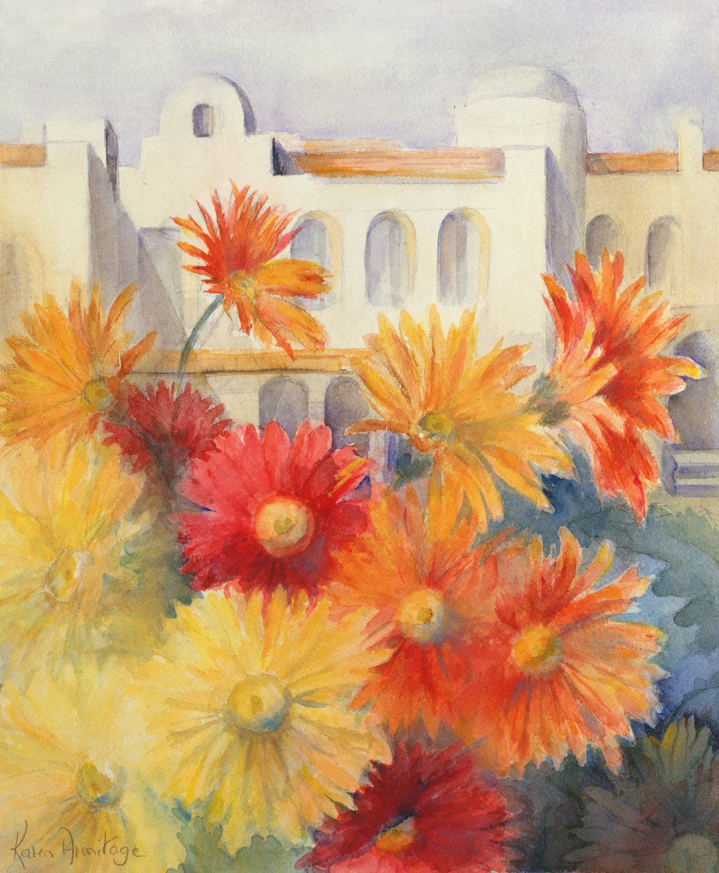 Gerberák alkotó: Karen Armitage
