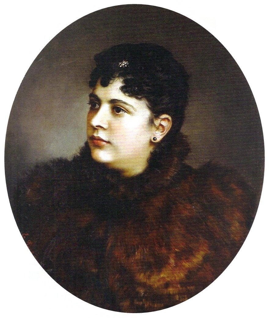 Dona Tita portréja alkotó: Karl Ernest Papf