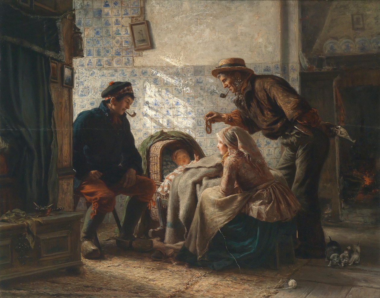A bölcsőnél alkotó: Karl Hübner
