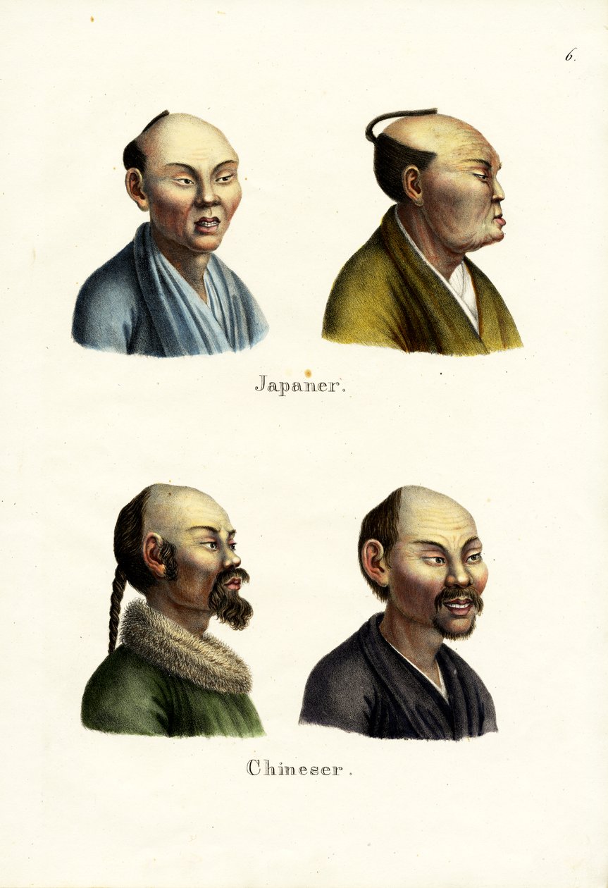 Japán nép, 1824 alkotó: Karl Joseph Brodtmann